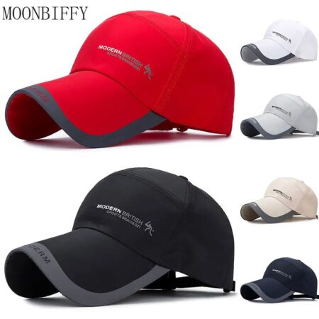 Outdoor Golf Fishing Hats for Men Quick Dry Waterproof Women Men Baseball Caps Adjustable Running Sport Summer Sun Hats